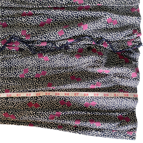 Urban Outfitters Pins and Needles Blue Purple Ruffle Button Front Dress Small - Picture 7 of 8